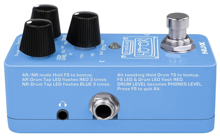 NUX Hook Drum & Looper Pedal - Ev - Entz Music