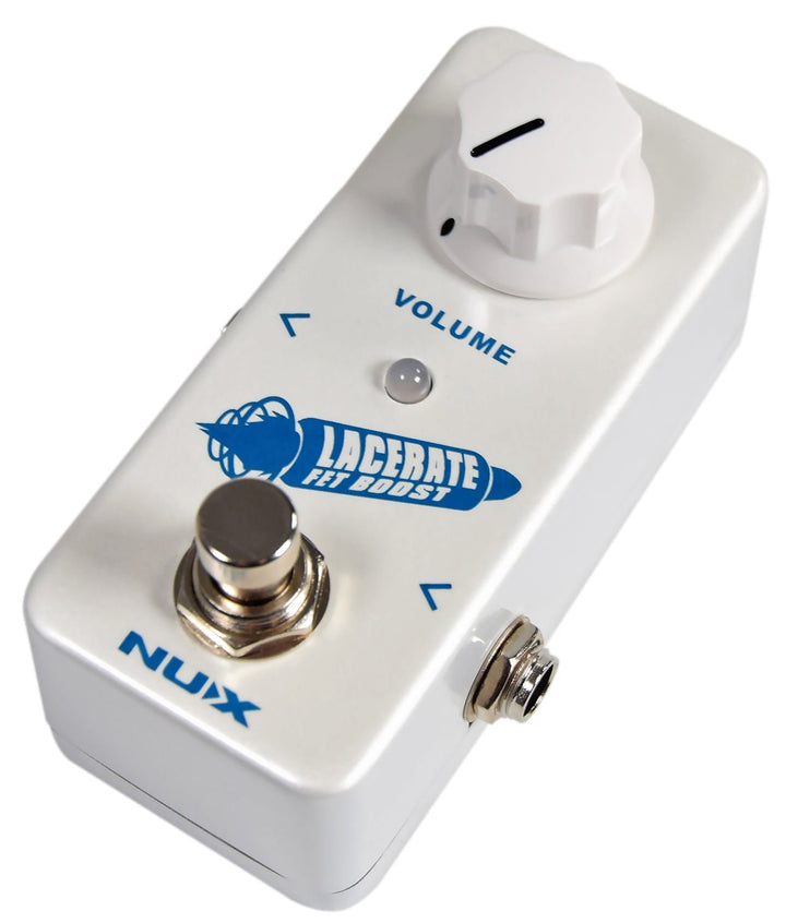 NUX Lacerate FET Boost Pedal – Clean & Crank Boost, Dual FET Circuit, Compact Design - Ev - Entz Music