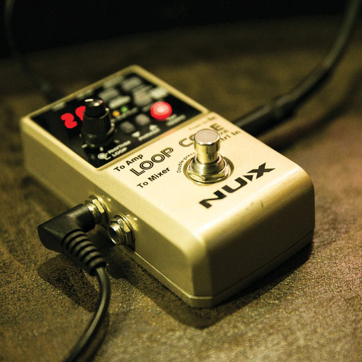 NUX Loop Core Deluxe 24 - bit Looper Pedal Bundle - Ev - Entz Music