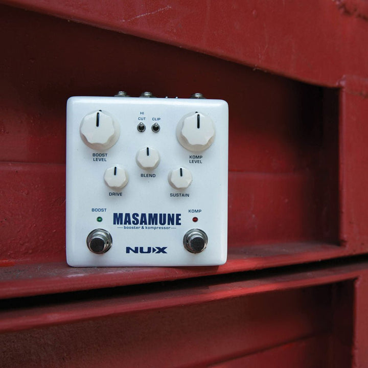 NUX Masamune Booster & Kompressor Pedal - Ev - Entz Music