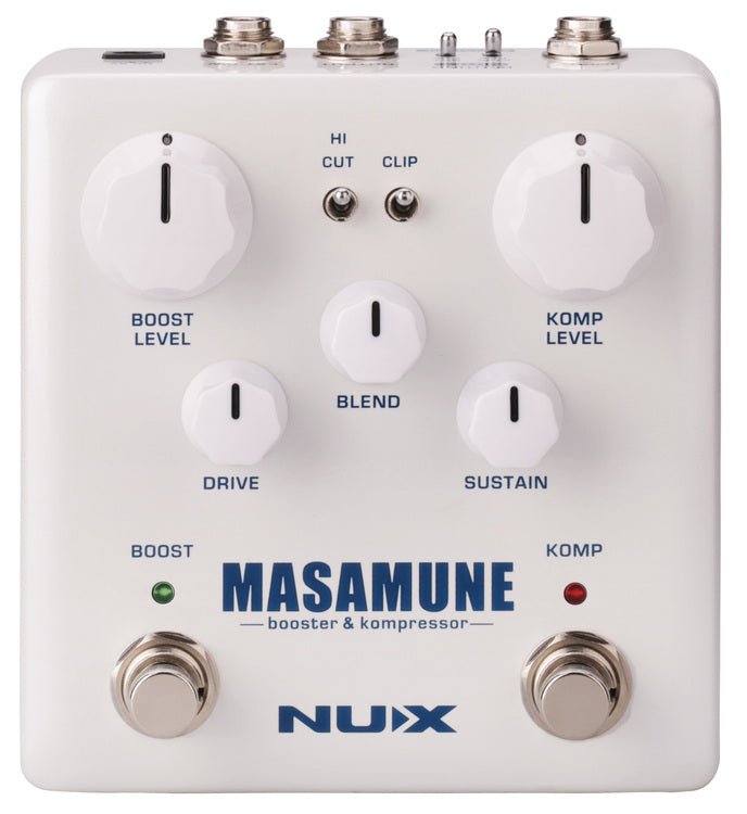 NUX Masamune Booster & Kompressor Pedal - Ev - Entz Music