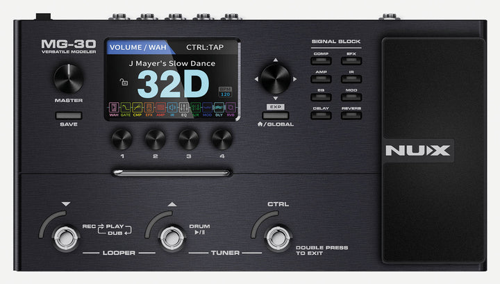NUX MG - 30 Multi - Effect Modeler - Ev - Entz Music