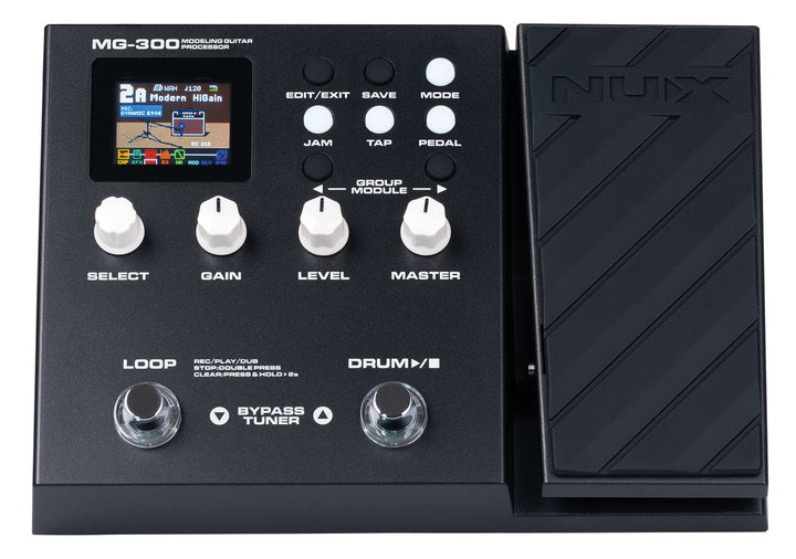 NUX MG - 300 Guitar Multi - FX Pedal - Ev - Entz Music