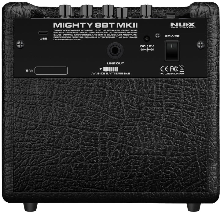 NUX Mighty 8BT Guitar Amp - Ev - Entz Music