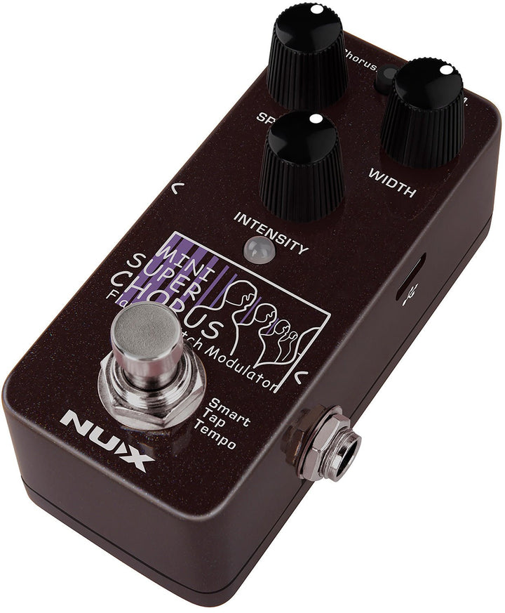 NUX Mini Super Chorus - Flanger Pedal - Ev - Entz Music