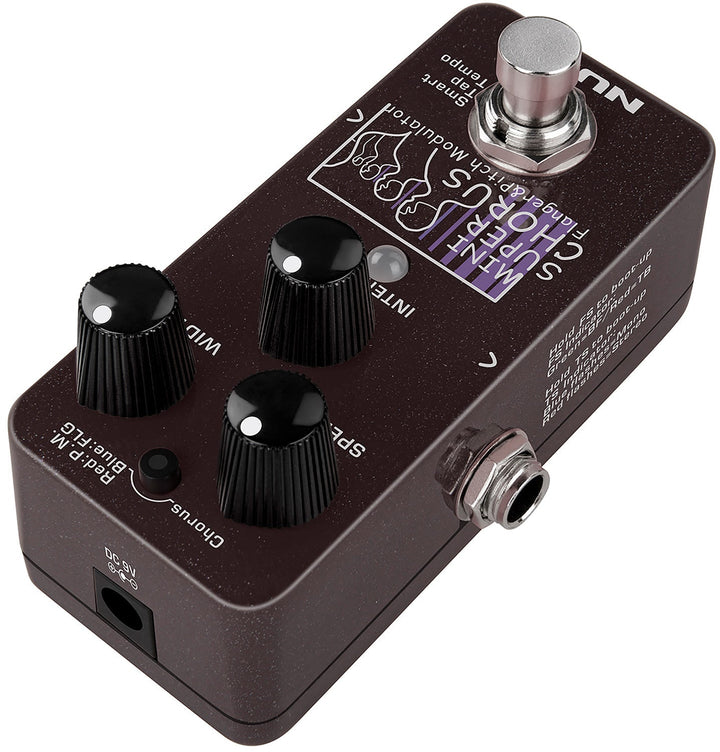 NUX Mini Super Chorus - Flanger Pedal - Ev - Entz Music