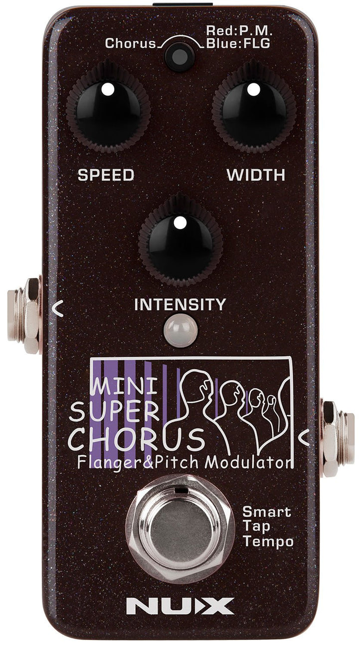 NUX Mini Super Chorus - Flanger Pedal - Ev - Entz Music