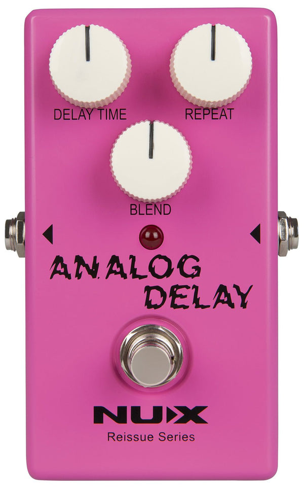 NUX Reissue Analog Delay Pedal - Vintage Echo Effects for Guitar & Bass - Ev - Entz Music