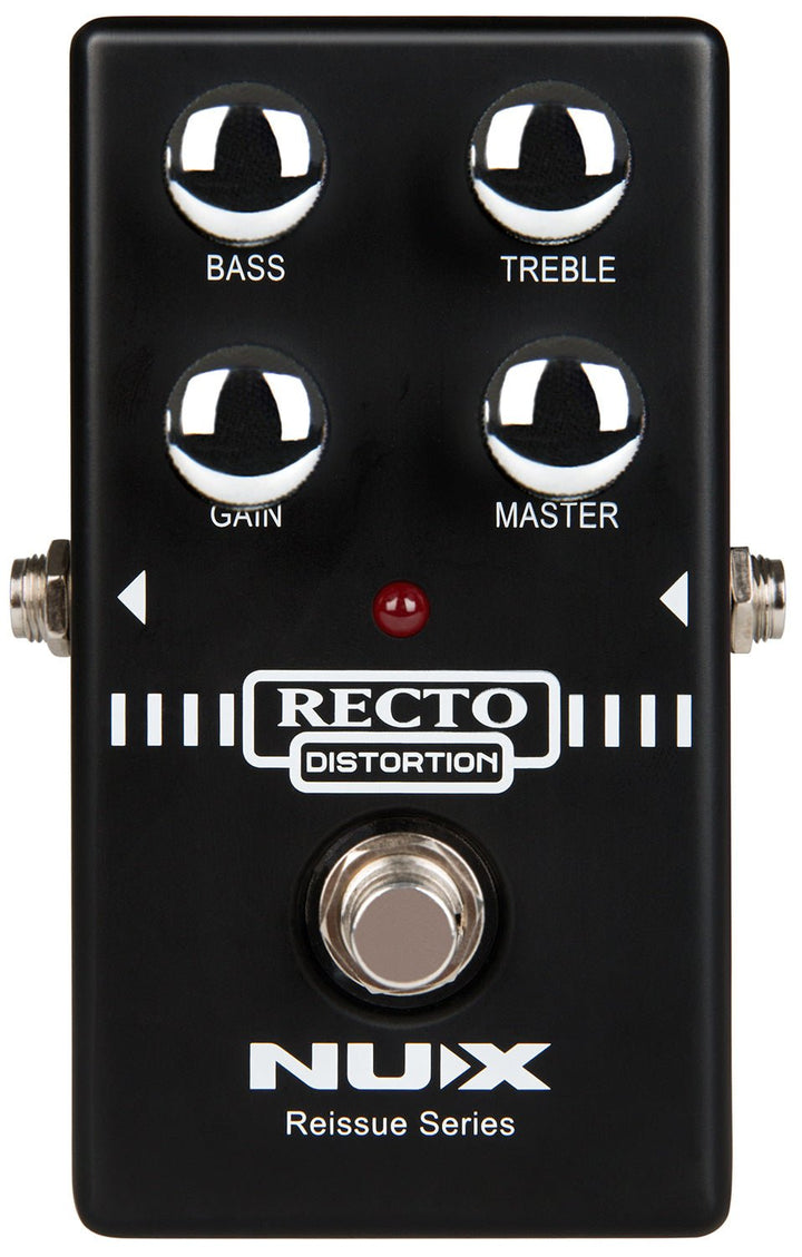 NUX Reissue REC TO Distortion Pedal - High - Gain US Amp Simulation for Guitar & Bass - Ev - Entz Music