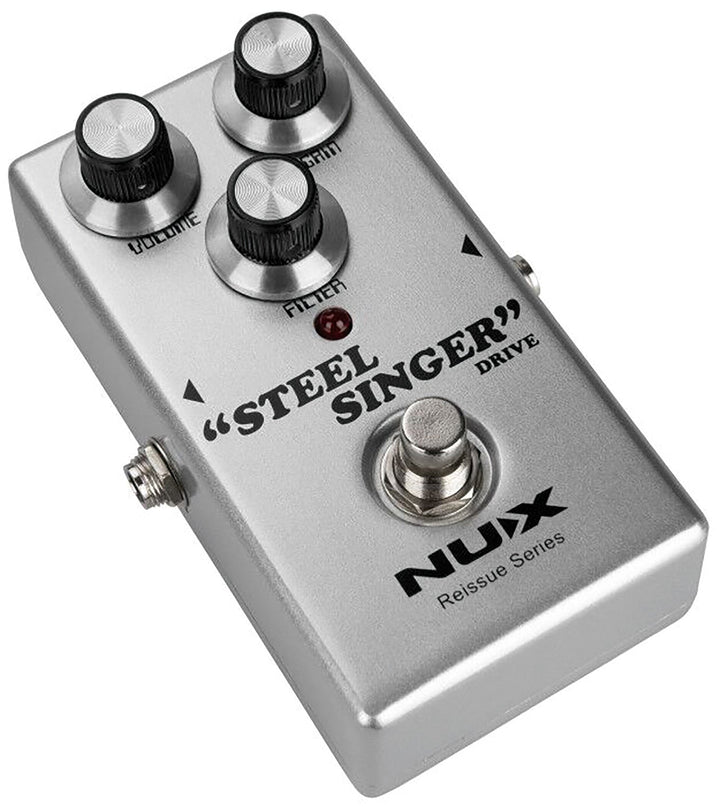 NUX Reissue Steel Singer Drive Pedal - Boutique Tube Amp Tone for Guitar & Bass - Ev - Entz Music