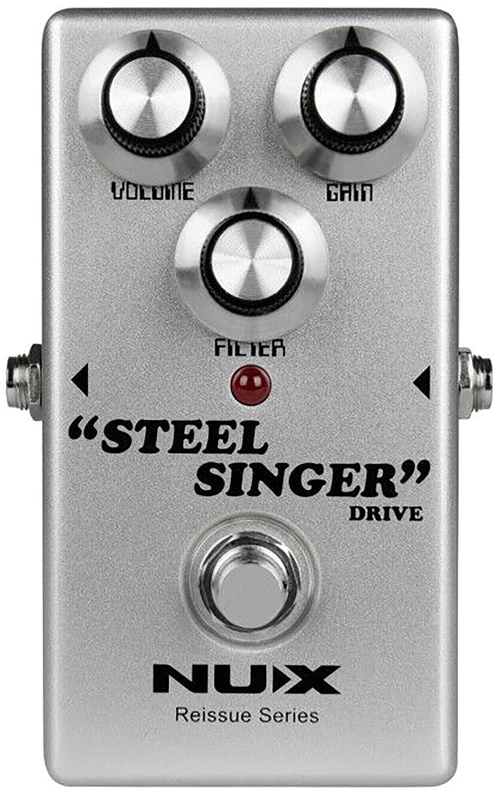 NUX Reissue Steel Singer Drive Pedal - Boutique Tube Amp Tone for Guitar & Bass - Ev - Entz Music