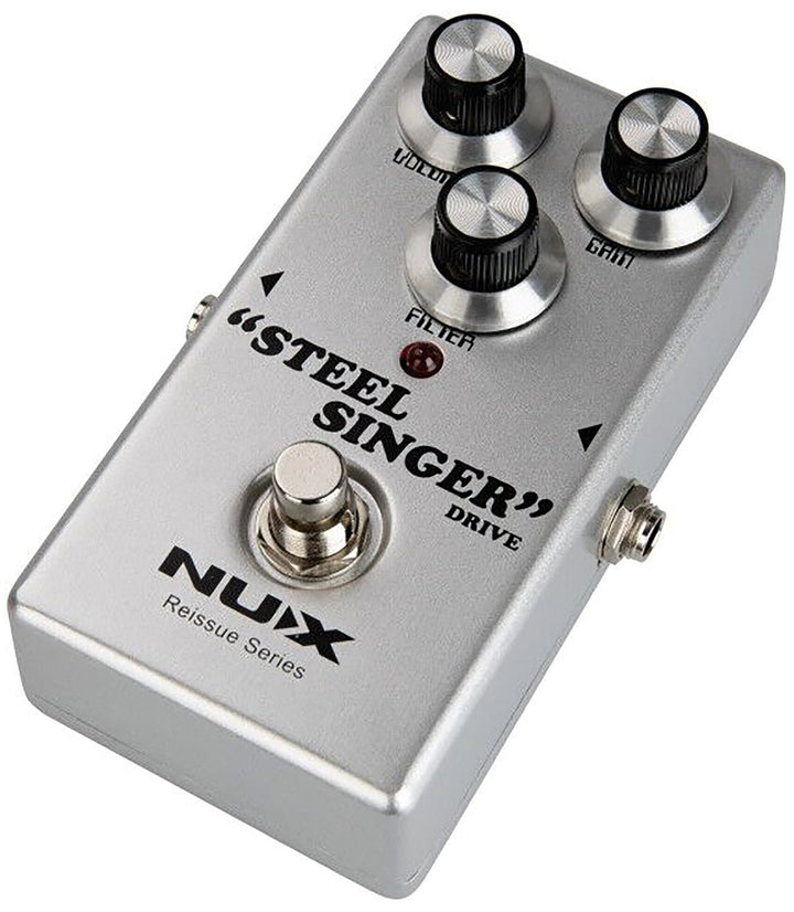 NUX Reissue Steel Singer Drive Pedal - Boutique Tube Amp Tone for Guitar & Bass - Ev - Entz Music