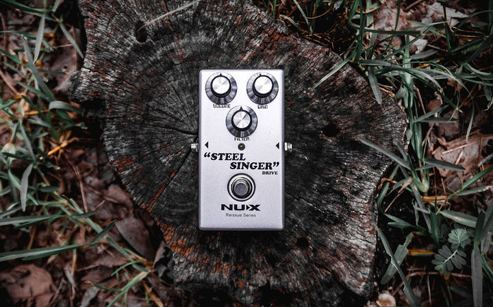 NUX Reissue Steel Singer Drive Pedal - Boutique Tube Amp Tone for Guitar & Bass - Ev - Entz Music