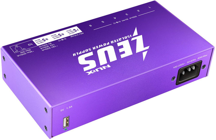 NUX Zeus Guitar Pedal Power Supply - Ev - Entz Music