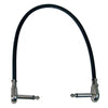 On - Stage 1' Patch Cable with Pancake - Style Connectors – Ideal for Compact Pedalboards - Ev - Entz Music