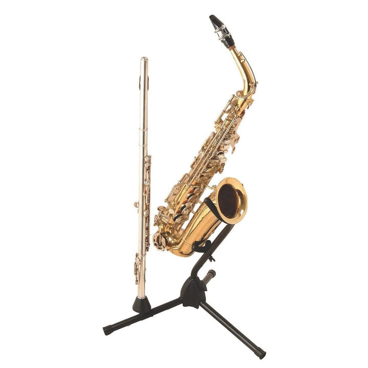 On - Stage Alto / Tenor Sax Stand with Flute Peg - Ev - Entz Music
