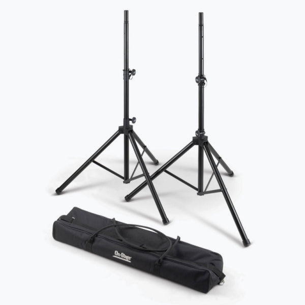 On - Stage Aluminium Speaker Stand inc. Bag ~ Pair - Ev - Entz Music