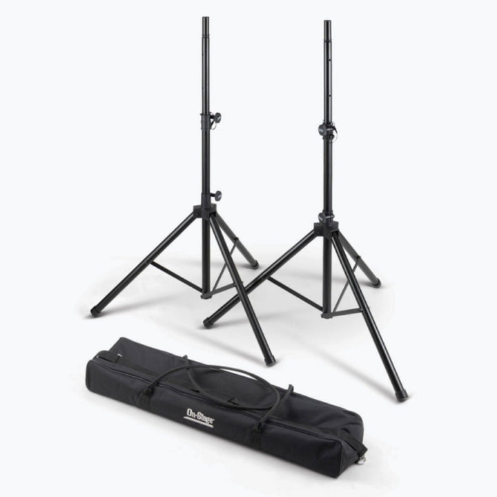 On - Stage Aluminium Speaker Stand inc. Bag ~ Pair - Ev - Entz Music