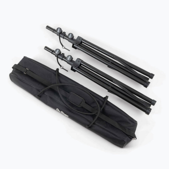 On - Stage Aluminium Speaker Stand inc. Bag ~ Pair - Ev - Entz Music