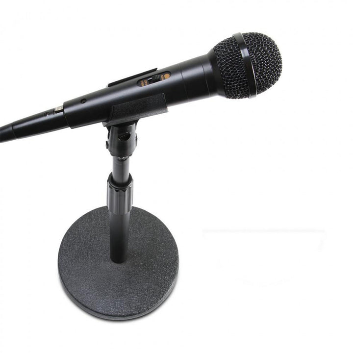 On - Stage Desktop Microphone Stand - Adjustable Height with Die - Cast Steel Clutch - Ev - Entz Music