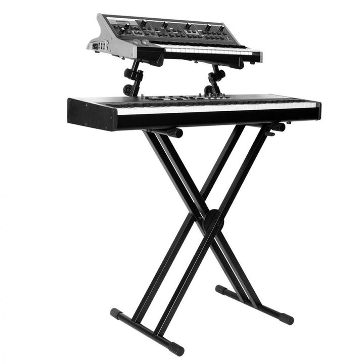 On - Stage Double 2 - Tier Keyboard Stand – Versatile and Adjustable Keyboard Support - Ev - Entz Music