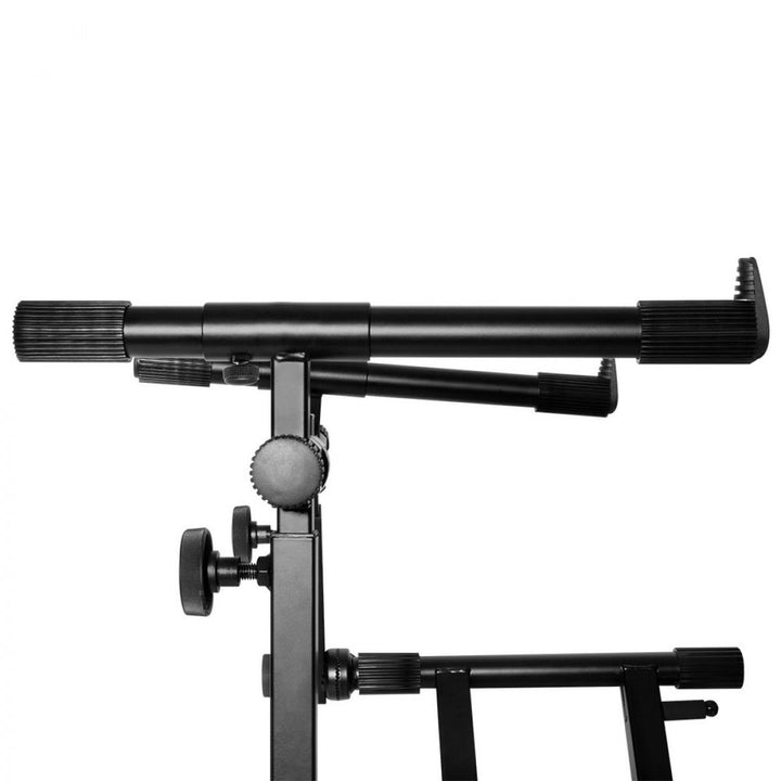 On - Stage Double 2 - Tier Keyboard Stand – Versatile and Adjustable Keyboard Support - Ev - Entz Music