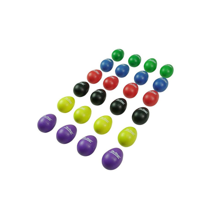 On - Stage Egg Shakers ~ 24 Pack – Versatile Percussion for Any Music Setup - Ev - Entz Music
