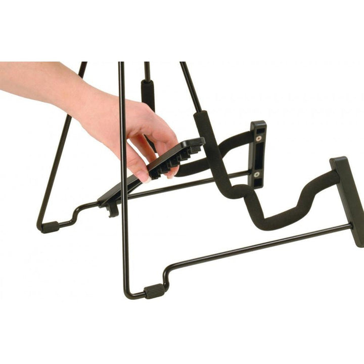 On - Stage Fold - Flat Guitar Stand - Portable A - Frame Stand for Acoustic & Electric Guitars - Ev - Entz Music