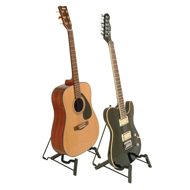 On - Stage Fold - Flat Guitar Stand - Portable A - Frame Stand for Acoustic & Electric Guitars - Ev - Entz Music