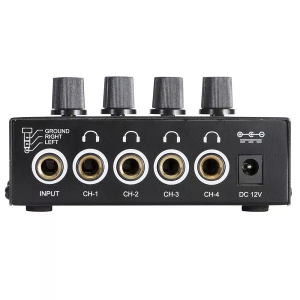 On - Stage Four - Channel Headphone Amp - Compact & Powerful Audio Solution - Ev - Entz Music