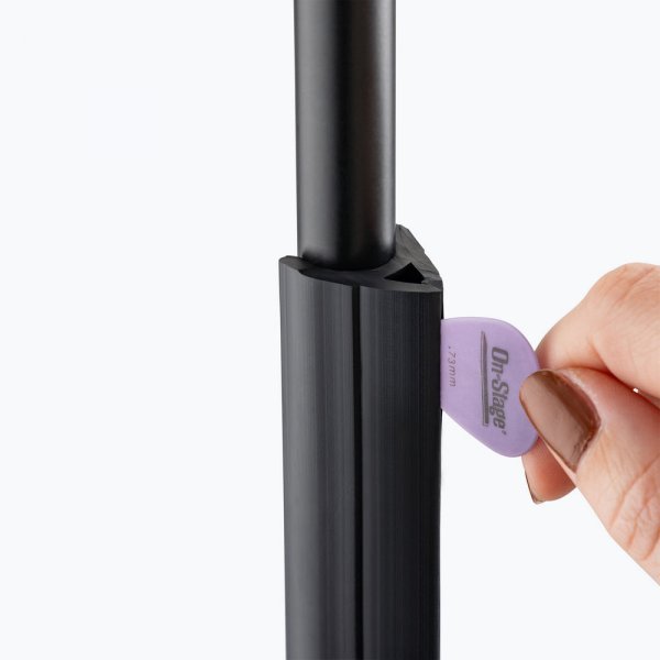 On - Stage Guitar Pick Holder with 6 Medium - Gauge Picks - Convenient Accessory for Musicians - Ev - Entz Music