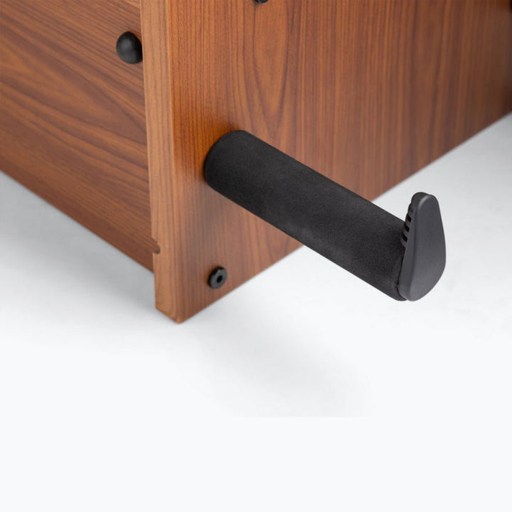 On - Stage Guitar Workstation ~ Rosewood - Multi - Functional Guitar Stand, Pedalboard, and Amp Stand - Ev - Entz Music