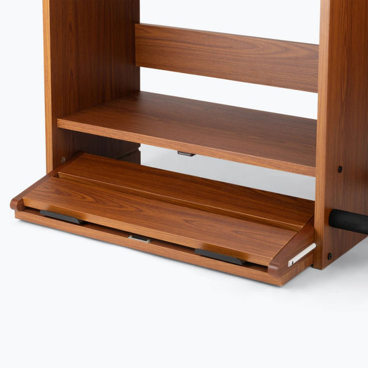 On - Stage Guitar Workstation ~ Rosewood - Multi - Functional Guitar Stand, Pedalboard, and Amp Stand - Ev - Entz Music