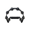 On - Stage Half Moon Tambourine ~ Black – Essential Percussion Instrument for All Genres - Ev - Entz Music
