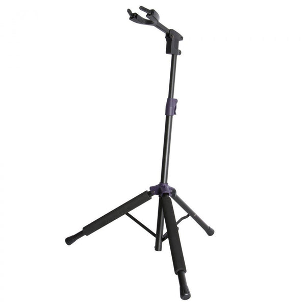 On - Stage Hang - It ProGrip II Guitar Stand - Auto - Closing, Adjustable Guitar Stand with Spring - Loaded Yoke - Ev - Entz Music