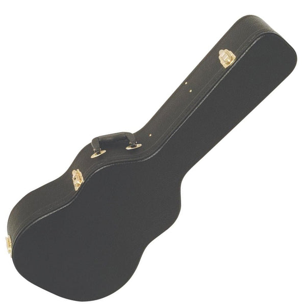 On Stage Hardshell Dreadnought Guitar Case ~ Black - Ev - Entz Music