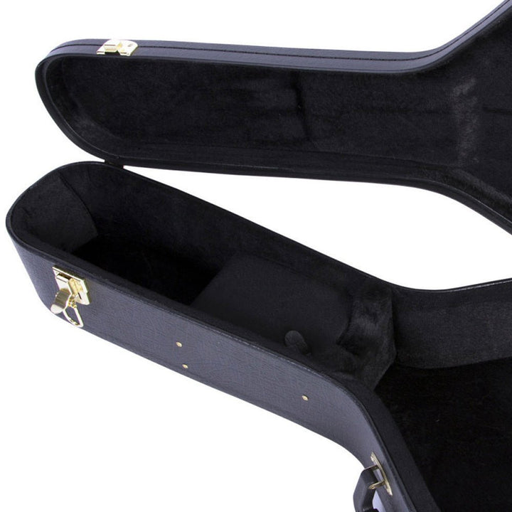 On Stage Hardshell Dreadnought Guitar Case ~ Black - Ev - Entz Music