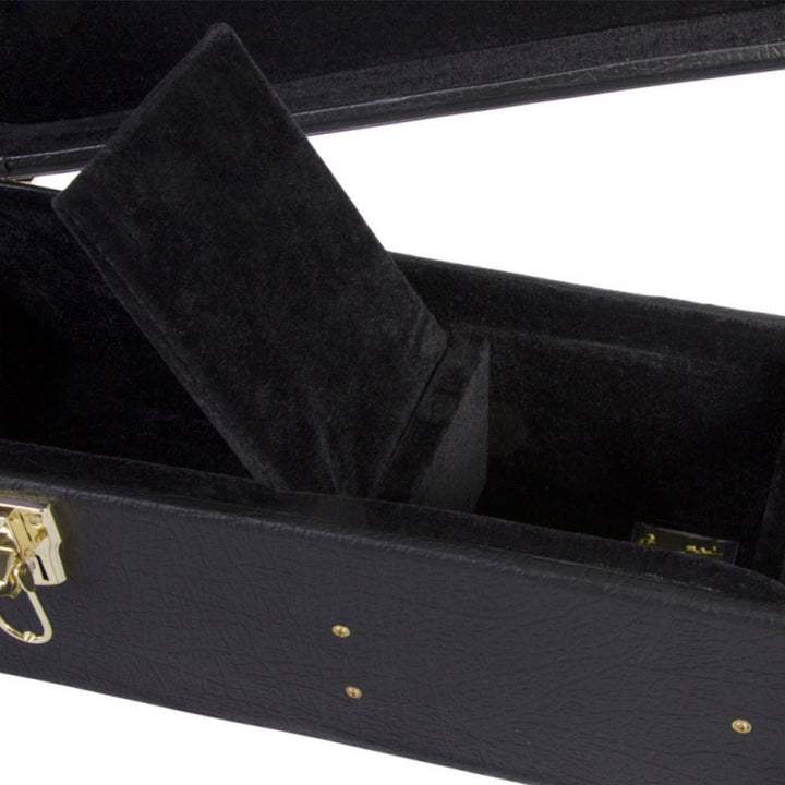 On Stage Hardshell Dreadnought Guitar Case ~ Black - Ev - Entz Music