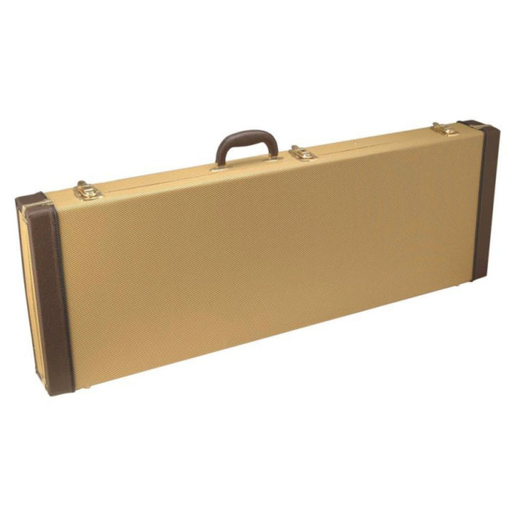 On - Stage Hardshell Electric Guitar Case (Tweed) - Vintage Style and Premium Protection for Electric Guitars - Ev - Entz Music