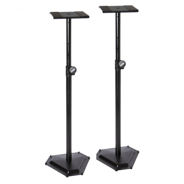 On - Stage Hex Base Monitor Stand - Heavy - Duty Stands with Adjustable Height - Ev - Entz Music