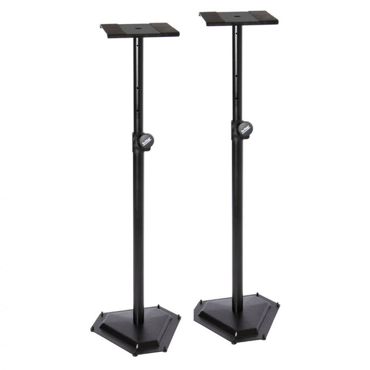 On - Stage Hex Base Monitor Stand - Heavy - Duty Stands with Adjustable Height - Ev - Entz Music