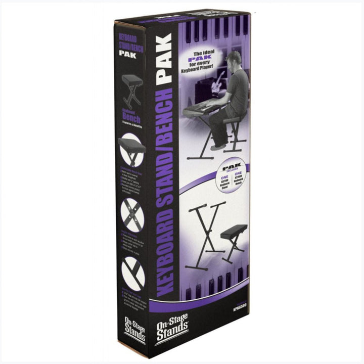 On - Stage Keyboard Stand and Bench Pack - Ev - Entz Music