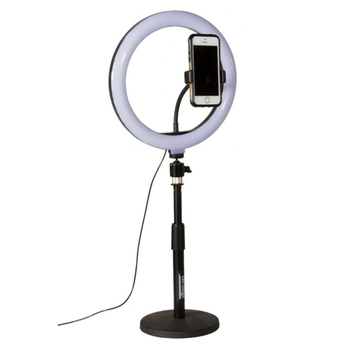 On - Stage LED Ring Light Kit – Includes 2 Adjustable Stands for Enhanced Lighting - Ev - Entz Music