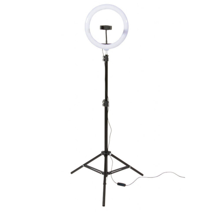 On - Stage LED Ring Light Kit – Includes 2 Adjustable Stands for Enhanced Lighting - Ev - Entz Music