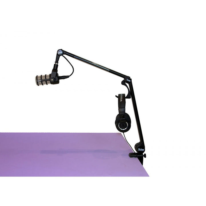 On - Stage Microphone Boom Arm ~ Black – Professional - Grade Mic Support for Content Creators - Ev - Entz Music