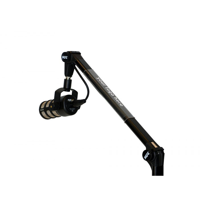On - Stage Microphone Boom Arm ~ Black – Professional - Grade Mic Support for Content Creators - Ev - Entz Music