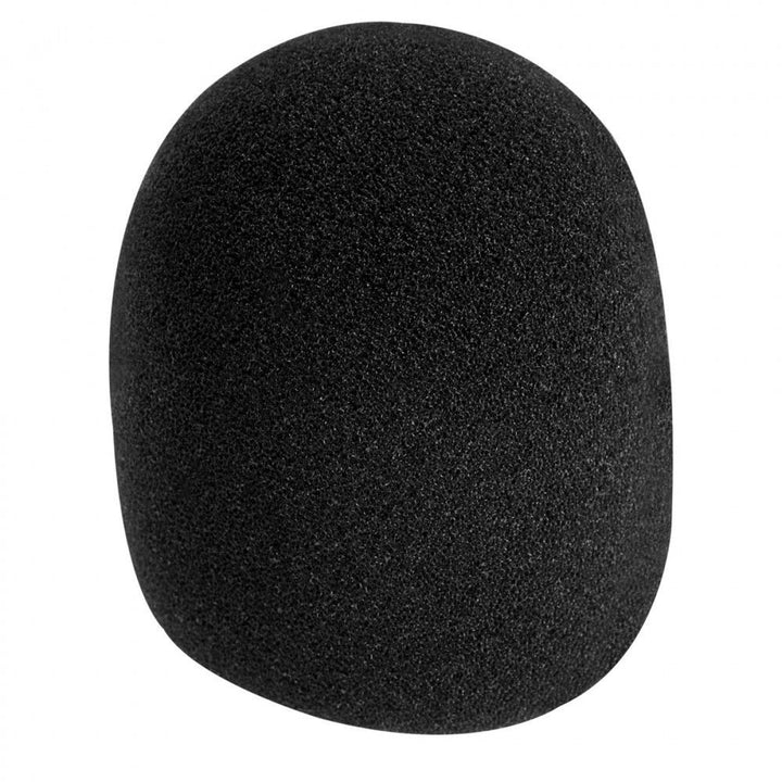 On - Stage Microphone Windshield ~ Black - Acoustically Transparent Foam Cover - Ev - Entz Music