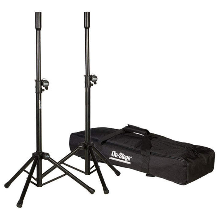 On - Stage Mini Speaker Stand Pack – Lightweight and Portable Speaker Support - Ev - Entz Music