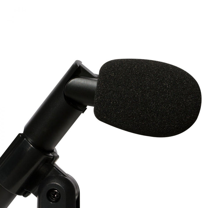 On - Stage Pencil Microphone Windscreen ~ Black - Acoustically Transparent Protection for Pencil Mics - Ev - Entz Music