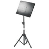 On - Stage Pro Music Stand – Folding Tripod Base, Adjustable Height & 13.5"x19" Bookplate (SM7211B) - Ev - Entz Music